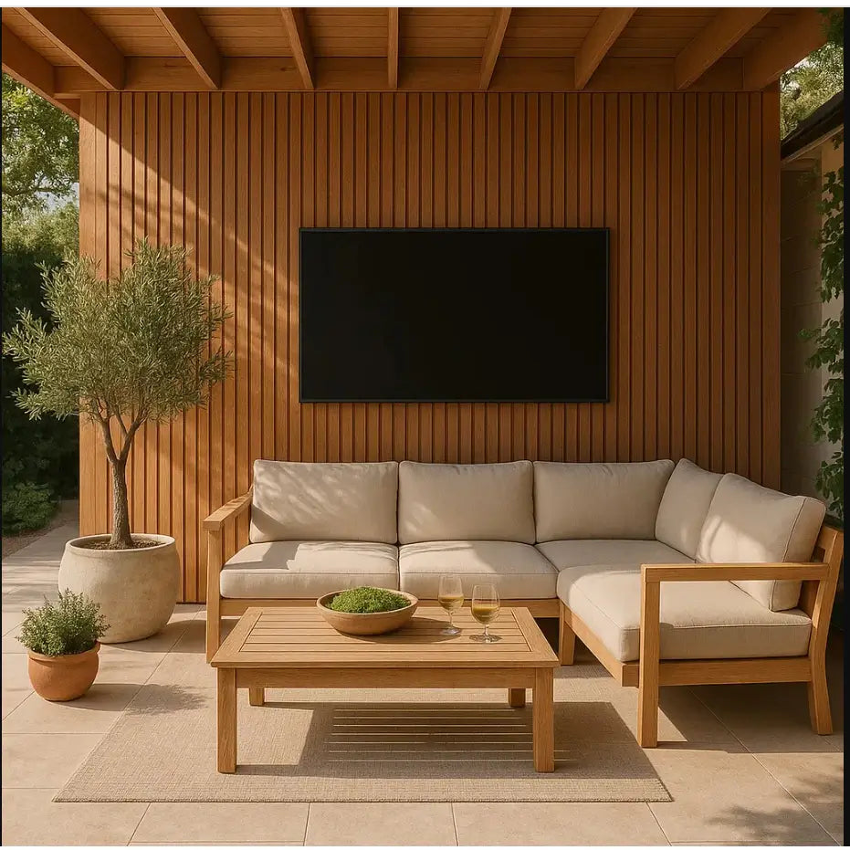 Kit de Revestimento Ripado Decorativo em MDF "Poli Lar"