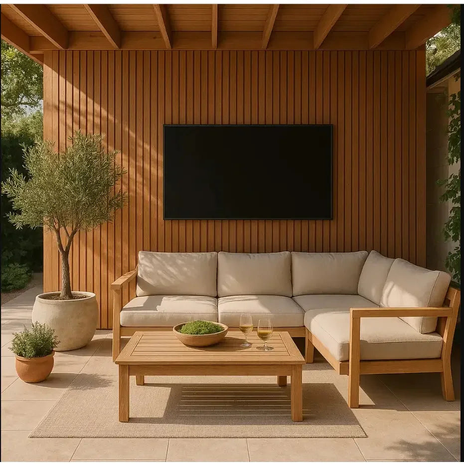 Kit de Revestimento Ripado Decorativo em MDF "Poli Lar"