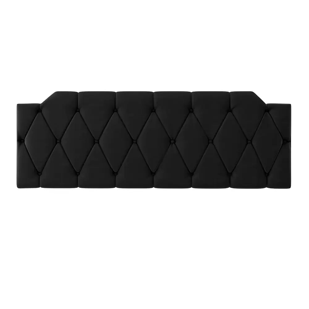 Cabeceira de Cama Box Casal Bruna "Poli Lar" Suede - Medidas: (1.40mts/1.60mts)