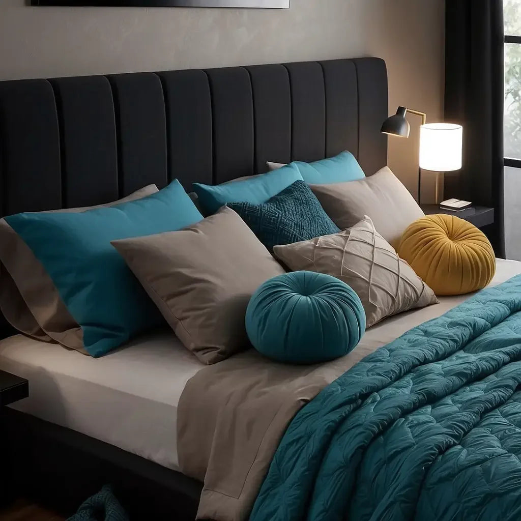 Módulos para Cabeceira de Cama Almofadada Madri "Poli Lar".