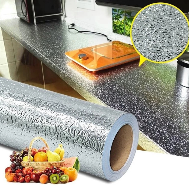 Adesivo de Parede Multiuso "Alumínio Poli Lar" - Lavável e Impermeável !!!