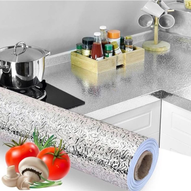 Adesivo de Parede Multiuso "Alumínio Poli Lar" - Lavável e Impermeável !!!