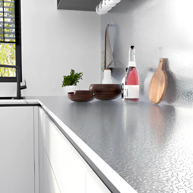 Adesivo de Parede Multiuso "Alumínio Poli Lar" - Lavável e Impermeável !!!