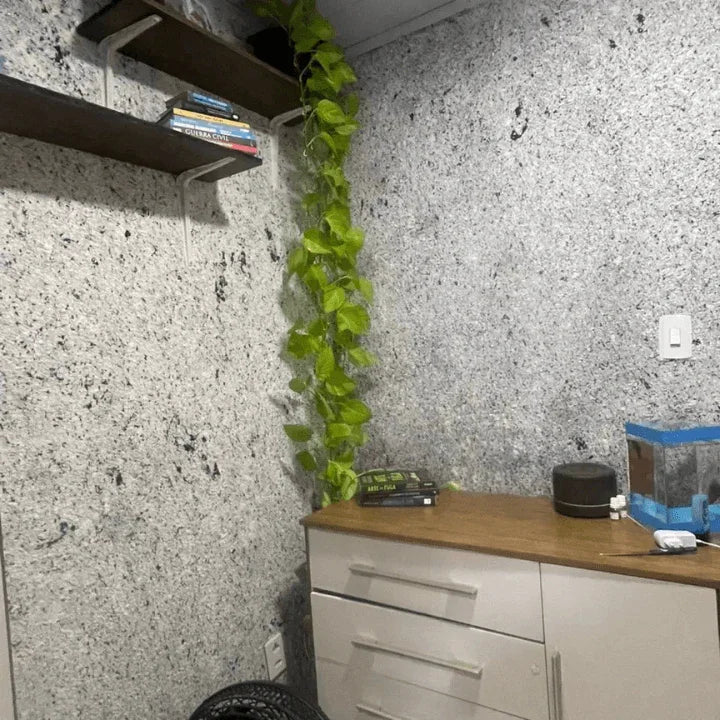 Papel de Parede Líquido 3D "Poli Lar" -- Várias Cores -- Kit Completo (Brinde uma Espátula)