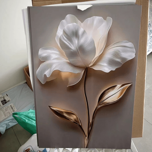 Quadros Decorativos Flores 3D "Poli Lar"