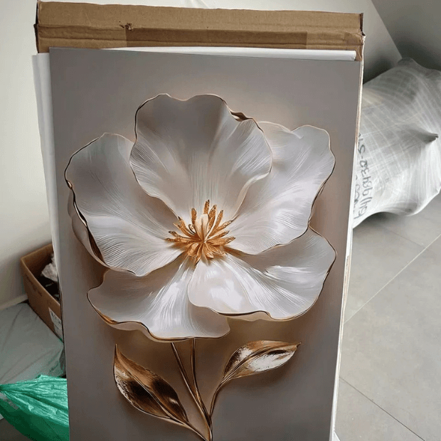 Quadros Decorativos Flores 3D "Poli Lar"