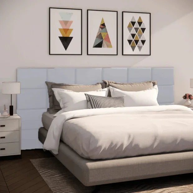Cabeceira Modular "Poli Lar". Encosto Almofadado para Camas de Solteiro, Casal, Queem e King.