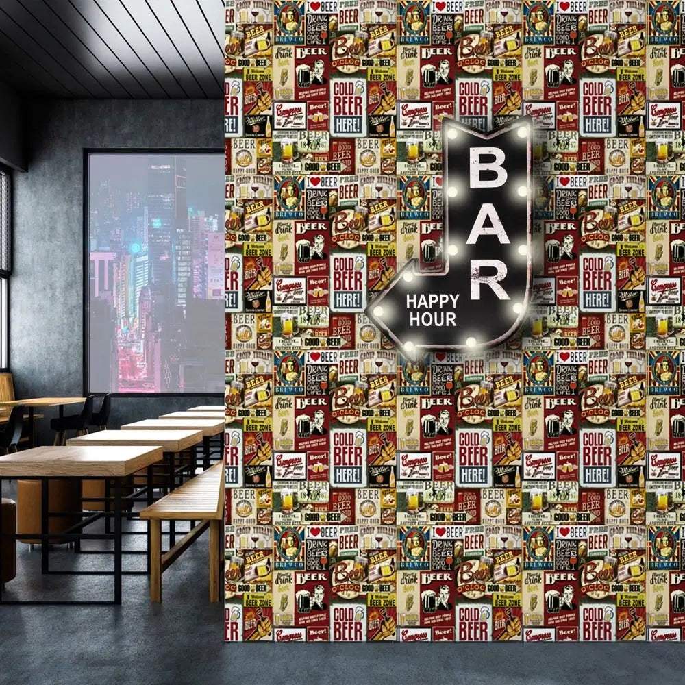 Papel de Parede Área Gourmet - Churrasqueira - Vintage "Poli Lar"