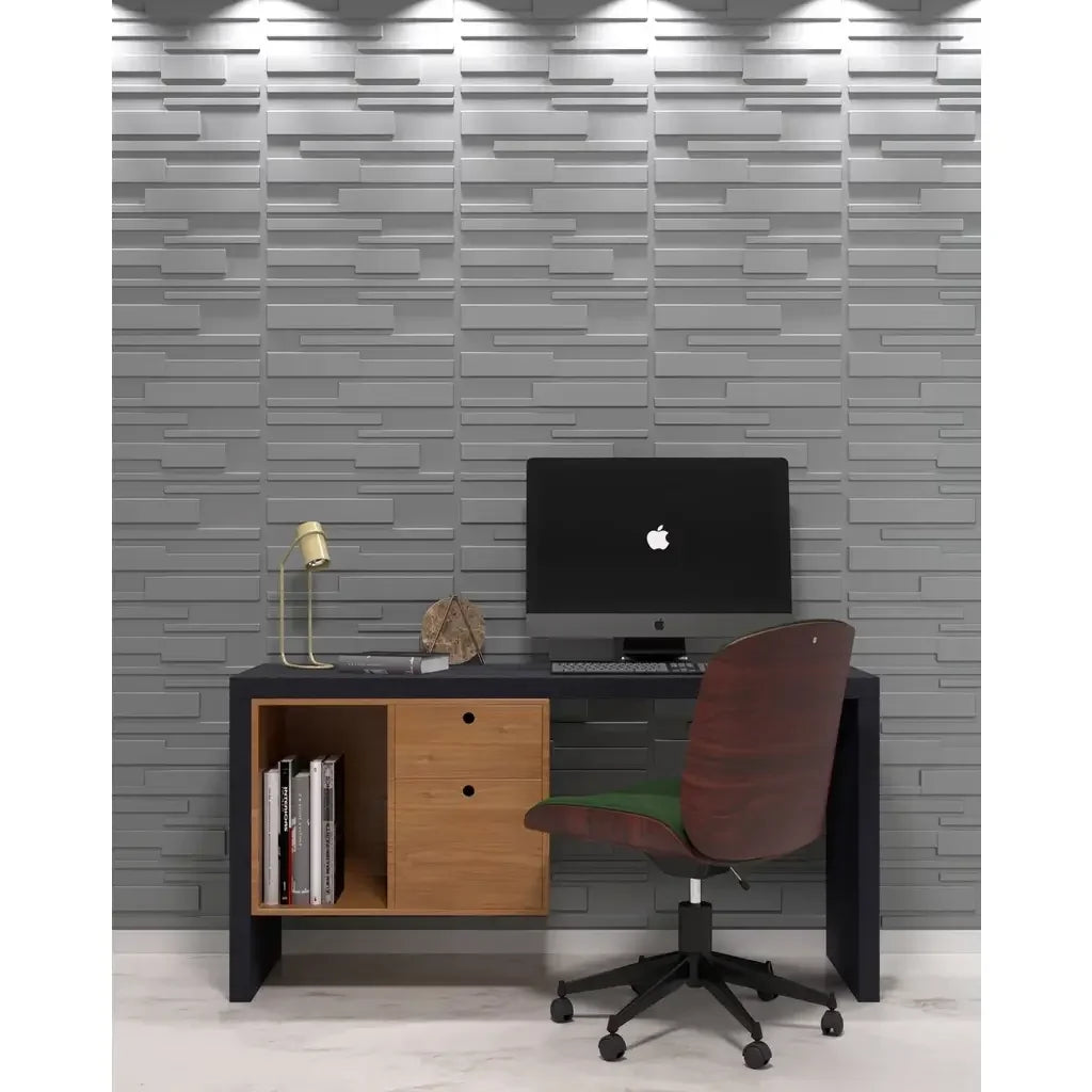 Kit de Placas 3D Modelo Viena 50X50cm "Poli Lar"