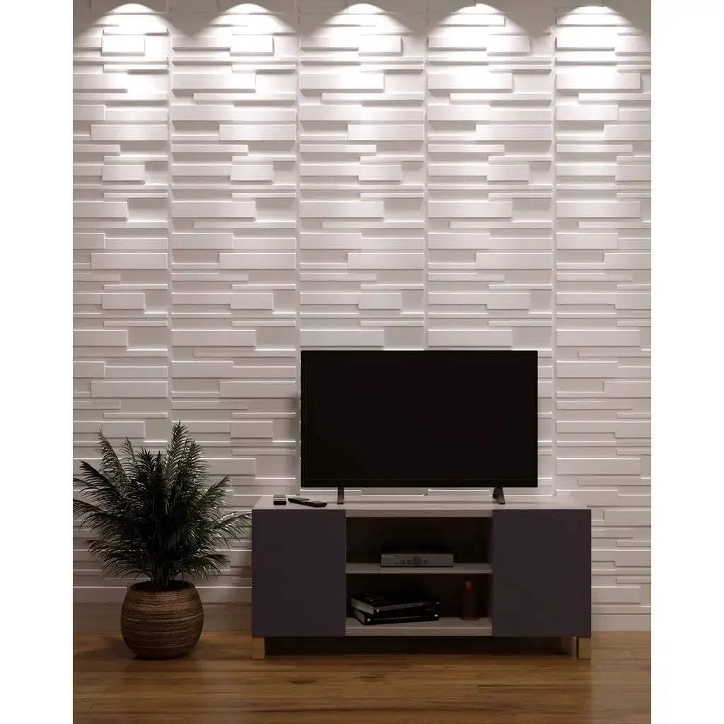 Kit de Placas 3D Modelo Viena 50X50cm "Poli Lar"