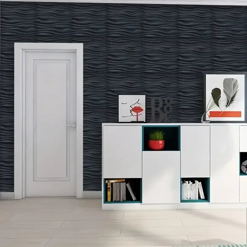 Kit Placas de Parede 3D Modelo Sahara "Poli Lar" 50x50cm