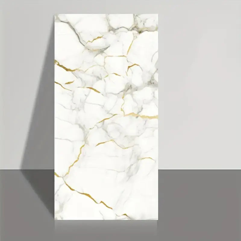 Kit de Placas Mármore Vinílico Adesivo "Poli Lar" (Decoração de Paredes 0.60cm X 0.30cm)