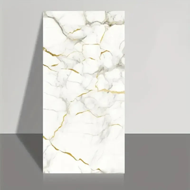 Kit de Placas Mármore Vinílico Adesivo "Poli Lar" (Decoração de Paredes 0.60cm X 0.30cm)