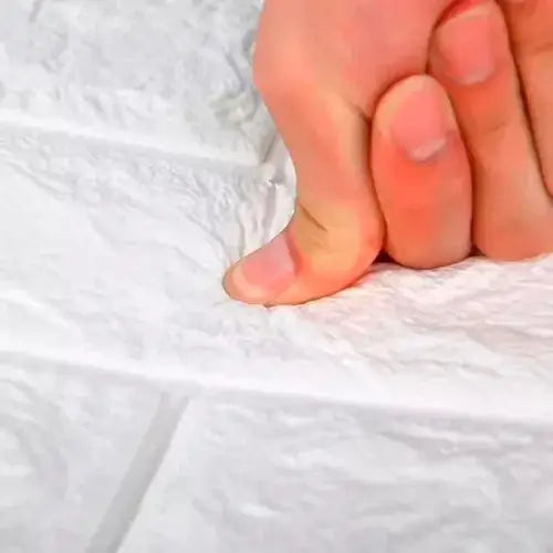 Placa de Parede 3D Alto Relevo Formato Tijolinho "Poli Lar"