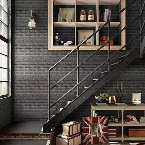 Placa de Parede 3D Alto Relevo Formato Tijolinho "Poli Lar"