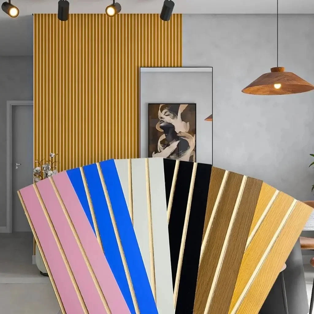 Kit de Revestimento Ripado Decorativo em MDF "Poli Lar"