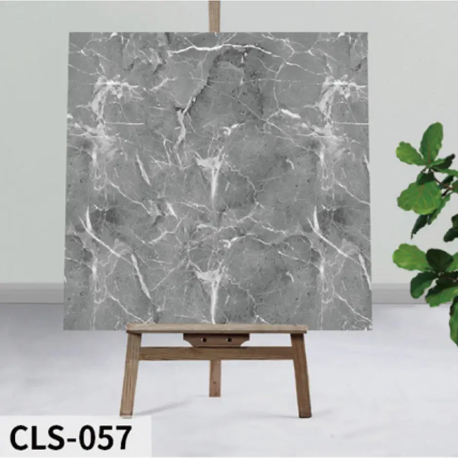 Kit de Placas Mármore Vinílico Adesivo "Poli Lar" (Decoração de Paredes 0.60cm X 0.30cm)