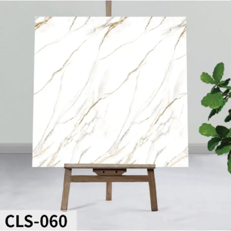 Kit de Placas Mármore Vinílico Adesivo "Poli Lar" (Decoração de Paredes 0.60cm X 0.30cm)