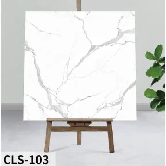 Kit de Placas Mármore Vinílico Adesivo "Poli Lar" (Decoração de Paredes 0.60cm X 0.30cm)