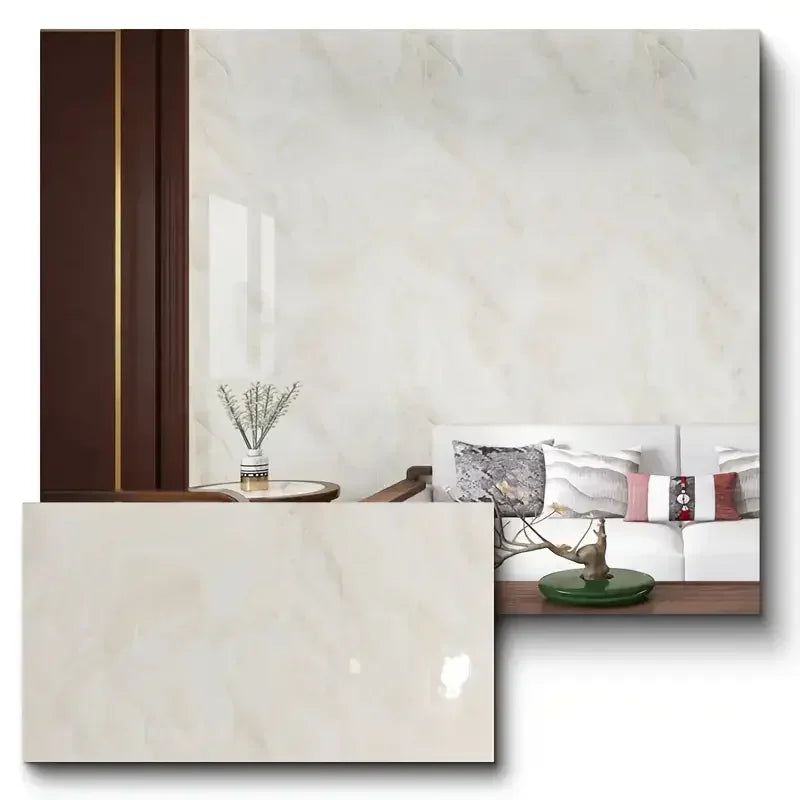 Kit de Placas Mármore Vinílico Adesivo "Poli Lar" (Decoração de Paredes 0.60cm X 0.30cm)