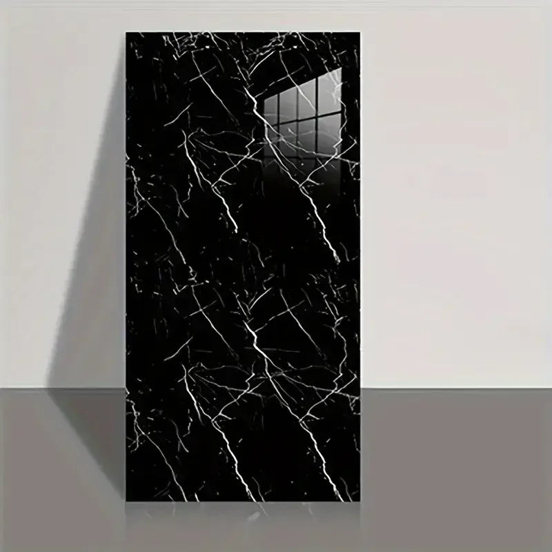 Kit de Placas Mármore Vinílico Adesivo "Poli Lar" (Decoração de Paredes 0.60cm X 0.30cm)