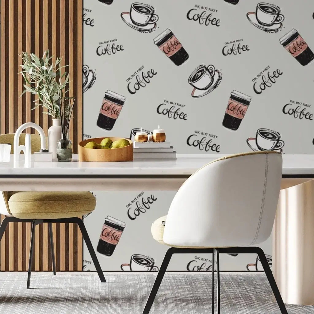 Papel de Parede 3D Cantinho do Café "Poli Lar" Transformando Ambientes.
