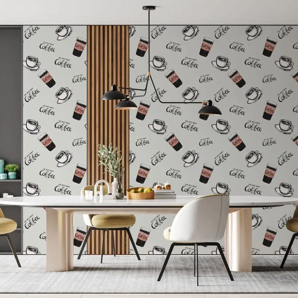 Papel de Parede 3D Cantinho do Café "Poli Lar" Transformando Ambientes.