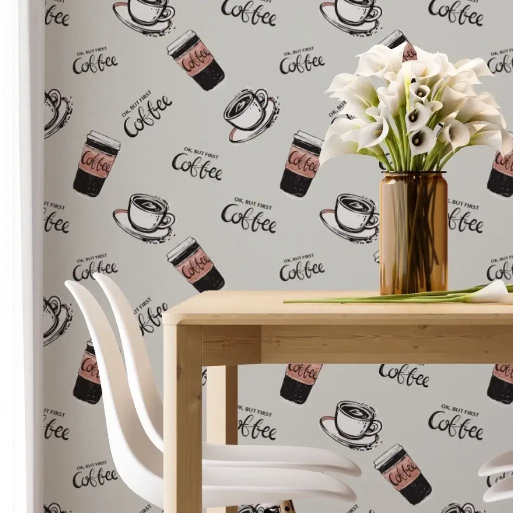 Papel de Parede 3D Cantinho do Café "Poli Lar" Transformando Ambientes.