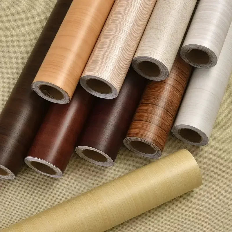 Papel de Parede 3D Madeira "Poli Lar"