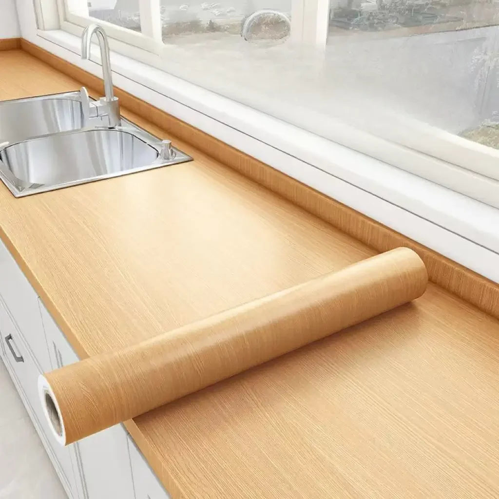 Papel de Parede 3D Madeira "Poli Lar"