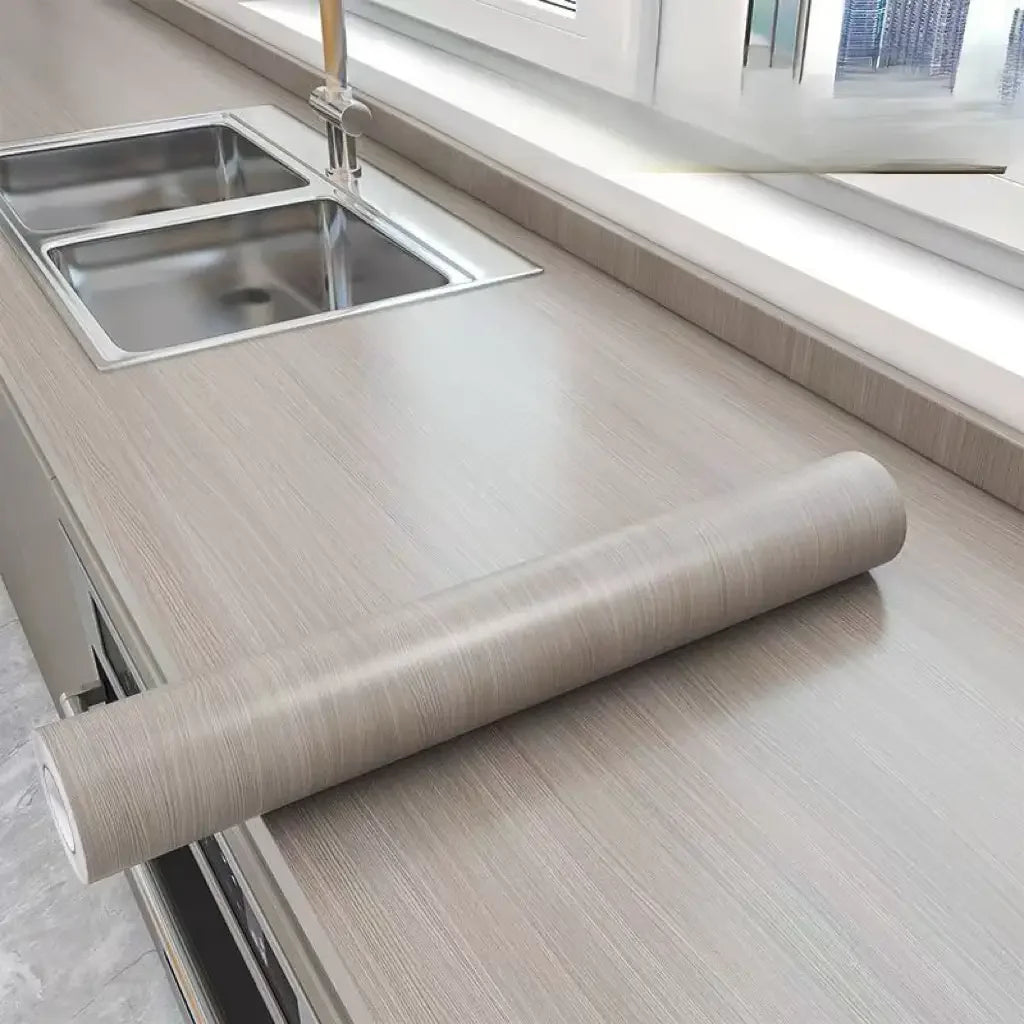 Papel de Parede 3D Madeira "Poli Lar"