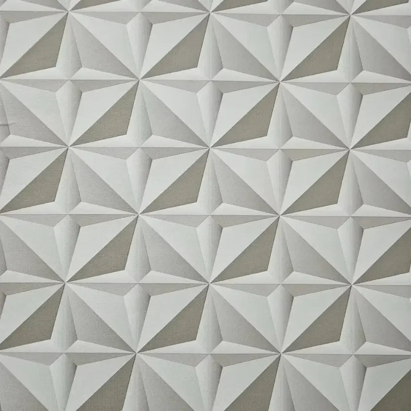 Papel de Parede 3D Modelo Geométrico "Poli Lar"