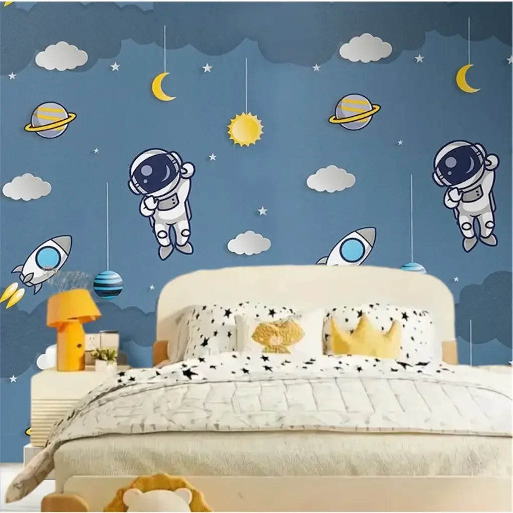 Papel de Parede Infantil 3D "Poli Lar" Estampas Modernas e Variadas