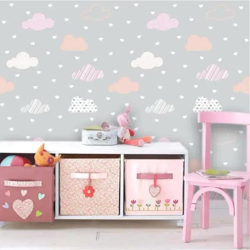 Papel de Parede Infantil 3D "Poli Lar" Estampas Modernas e Variadas