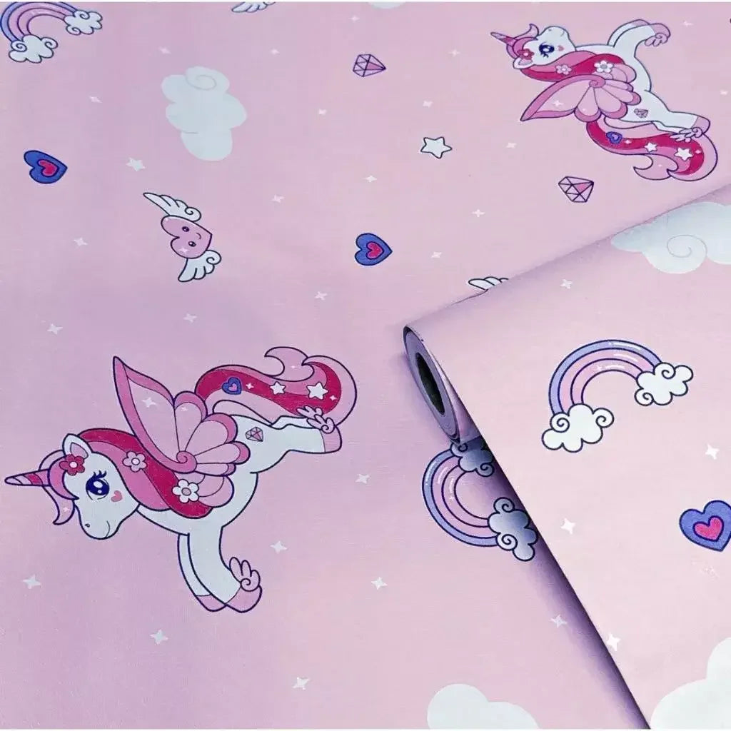 Papel de Parede Infantil 3D "Poli Lar" Estampas Modernas e Variadas