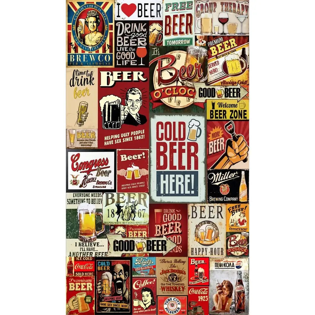 Papel de Parede Área Gourmet - Churrasqueira - Vintage "Poli Lar"