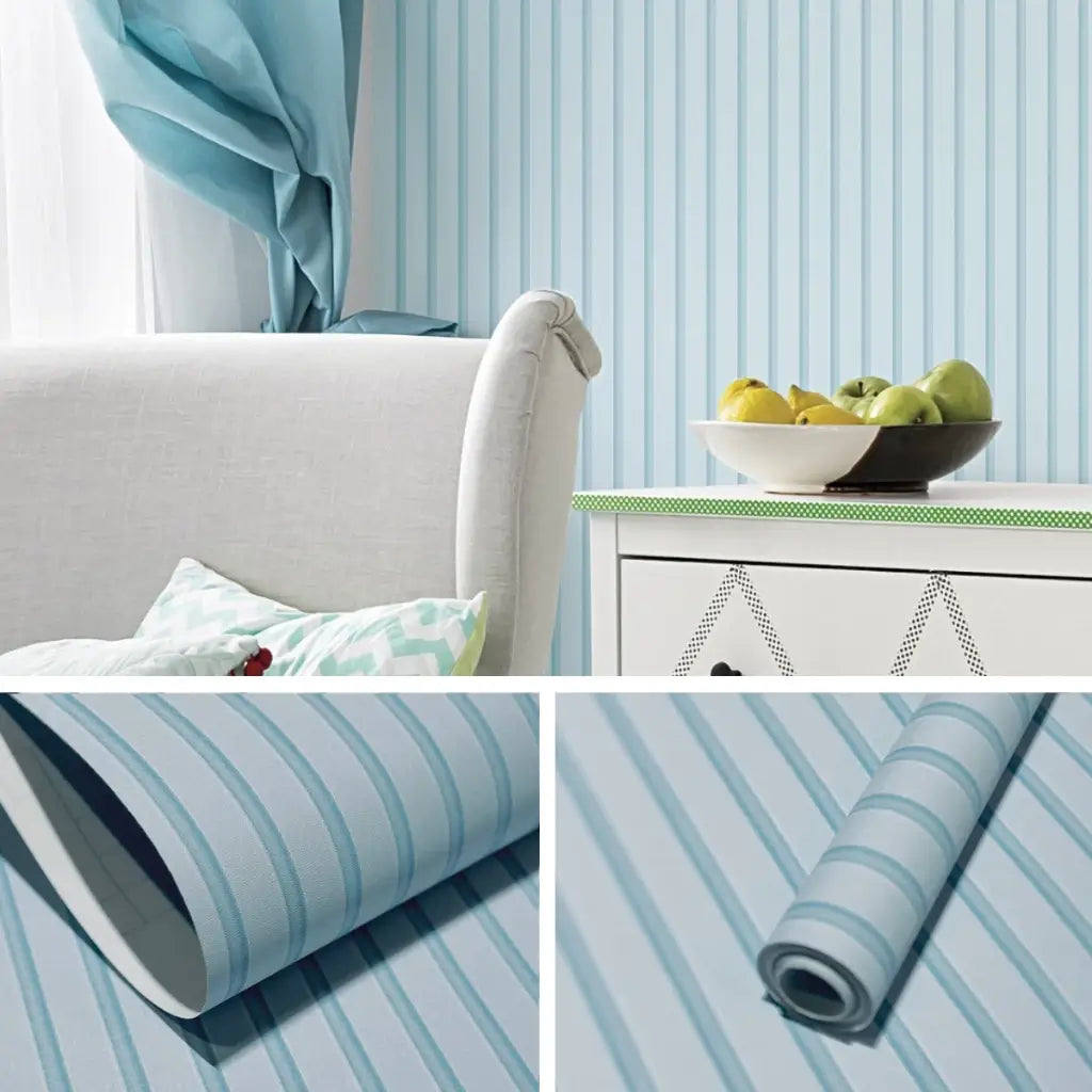 Papel de parede Ripado 3D - Cores Foscas Exclusivas - "Poli Lar"