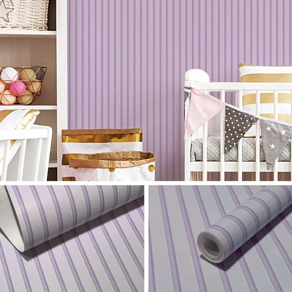 Papel de parede Ripado 3D - Cores Foscas Exclusivas - "Poli Lar"