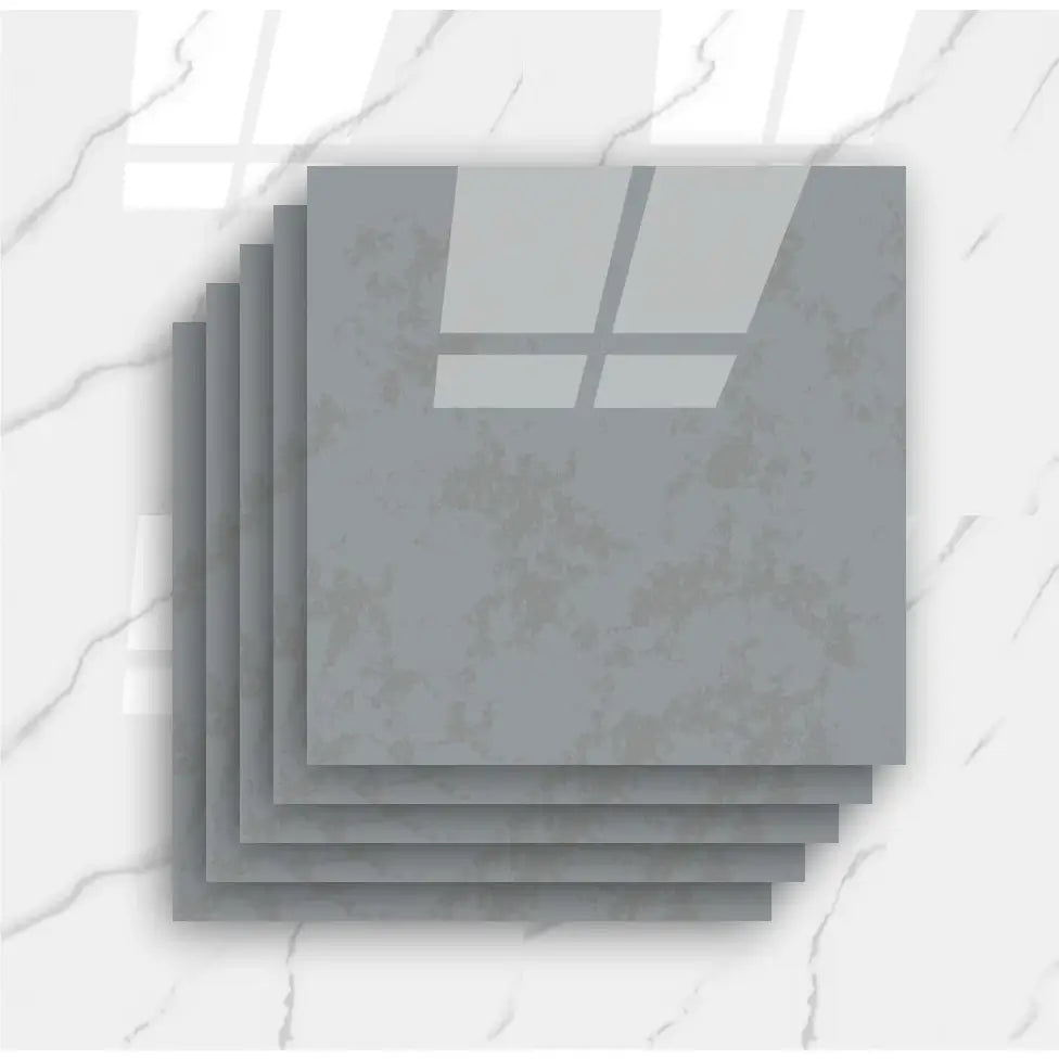 Piso de Porcelanato Vinilico Mármore PVC Super Brilho (Varias Cores e Estampas Diferentes) 50X50 "Poli Lar"