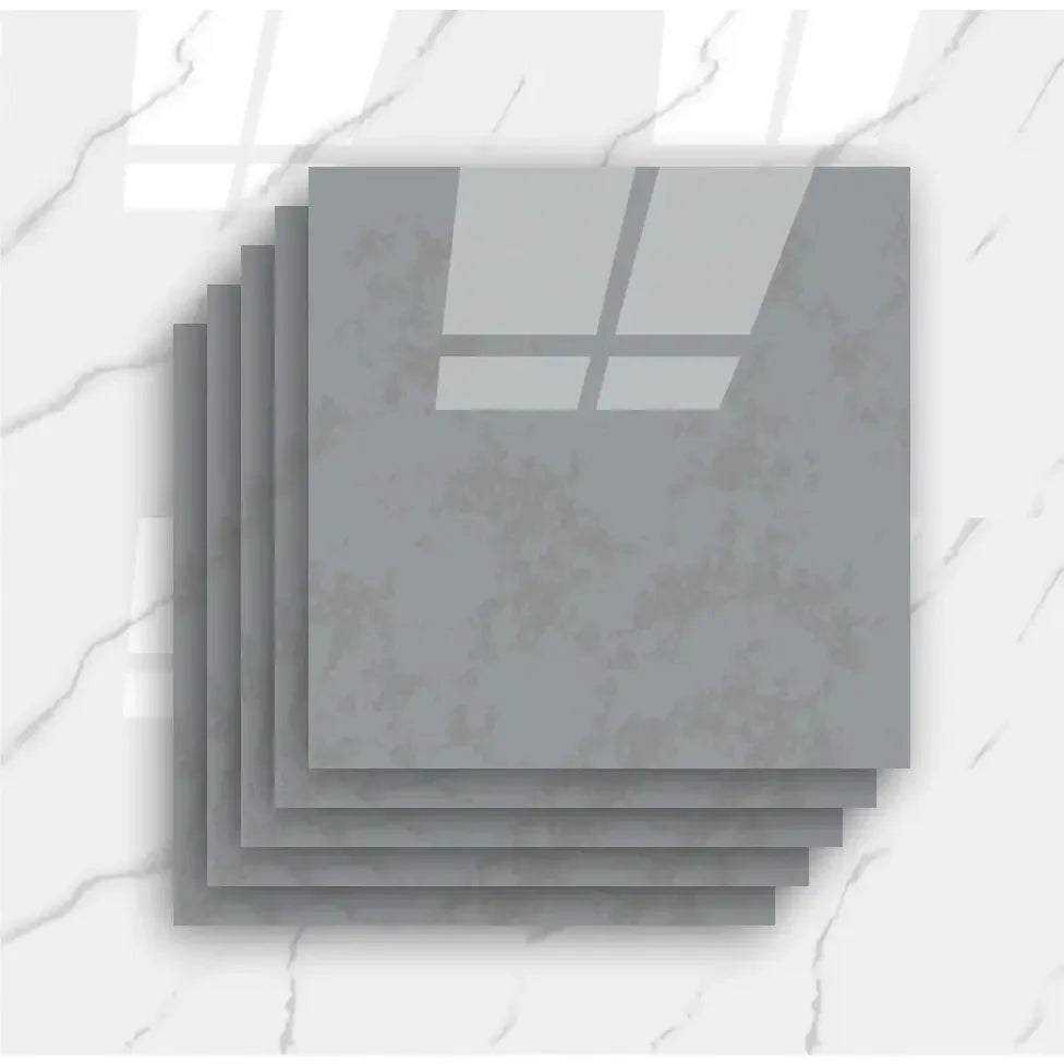 Piso de Porcelanato Vinilico Mármore PVC Super Brilho (Varias Cores e Estampas Diferentes) 50X50 "Poli Lar"