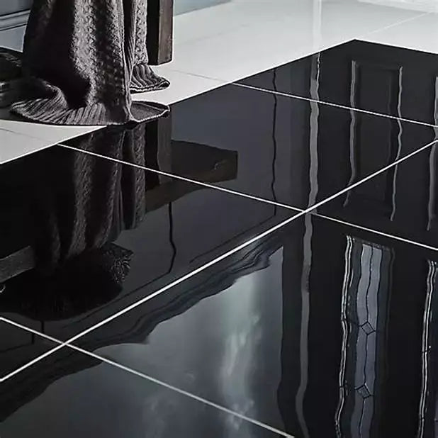 Piso de Porcelanato Vinilico Mármore PVC Super Brilho (Varias Cores e Estampas Diferentes) 50X50 "Poli Lar"