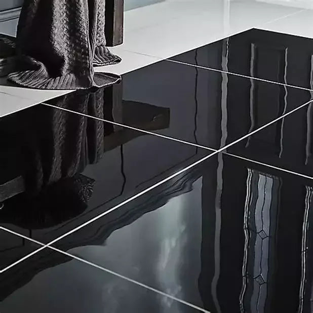 Piso de Porcelanato Vinilico Mármore PVC Super Brilho (Varias Cores e Estampas Diferentes) 50X50 "Poli Lar"