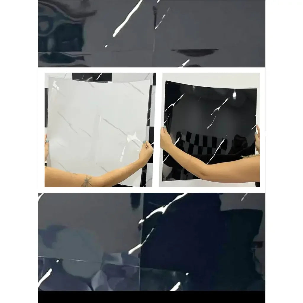 Piso de Porcelanato Vinilico Mármore PVC Super Brilho (Varias Cores e Estampas Diferentes) 50X50 "Poli Lar"