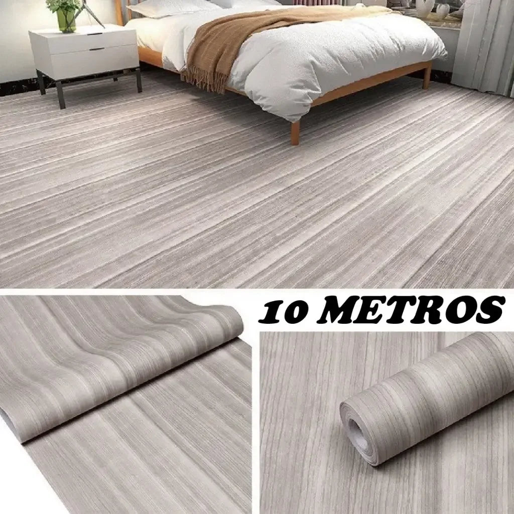 Piso Vinilico Adesivo tom de Madeira, Cimento Queimado e Mármore Ideal para Pisos e Parede da "Poli Lar"