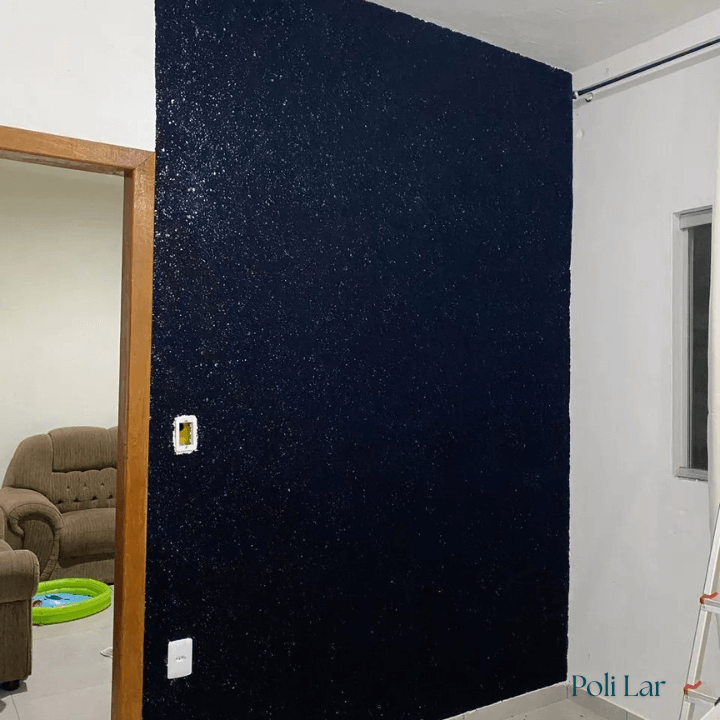 Papel de Parede Líquido Efeito 3D (Black Premium) "Poli Lar"