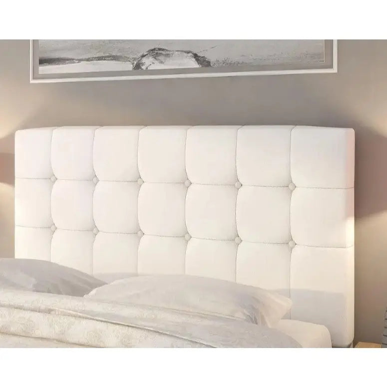 Cabeceira de Cama Box Modular - Califa - Suede - Solteiro e Casal "Poli Lar"