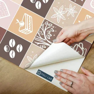 Papel de Parede 3D Cantinho do Café  "Poli Lar" Desing Moderno e Inovador