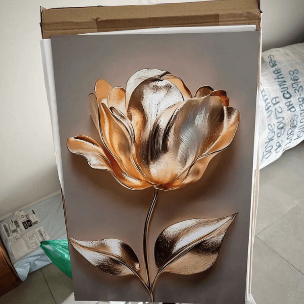 Quadros Decorativos Flores 3D "Poli Lar"