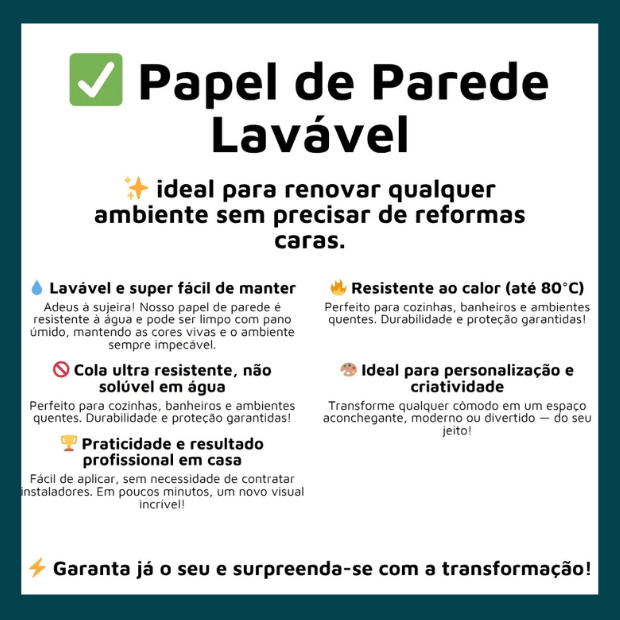 Papel de Parede 3D Cantinho do café Estilo Azulejo "Poli Lar"