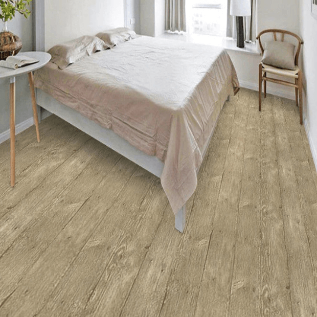 Piso Vinilico Autocolante 5mx61cm "Poli Lar", Ideal para Chão De Quarto, Cozinha, Sala, Banheiro